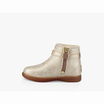 Botas UGG Libbie Metallic Criança Douradas | PT-KNDVL